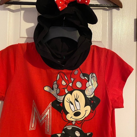 NWT Disney Hooded Minnie Mouse Dress - Picture 4 of 9